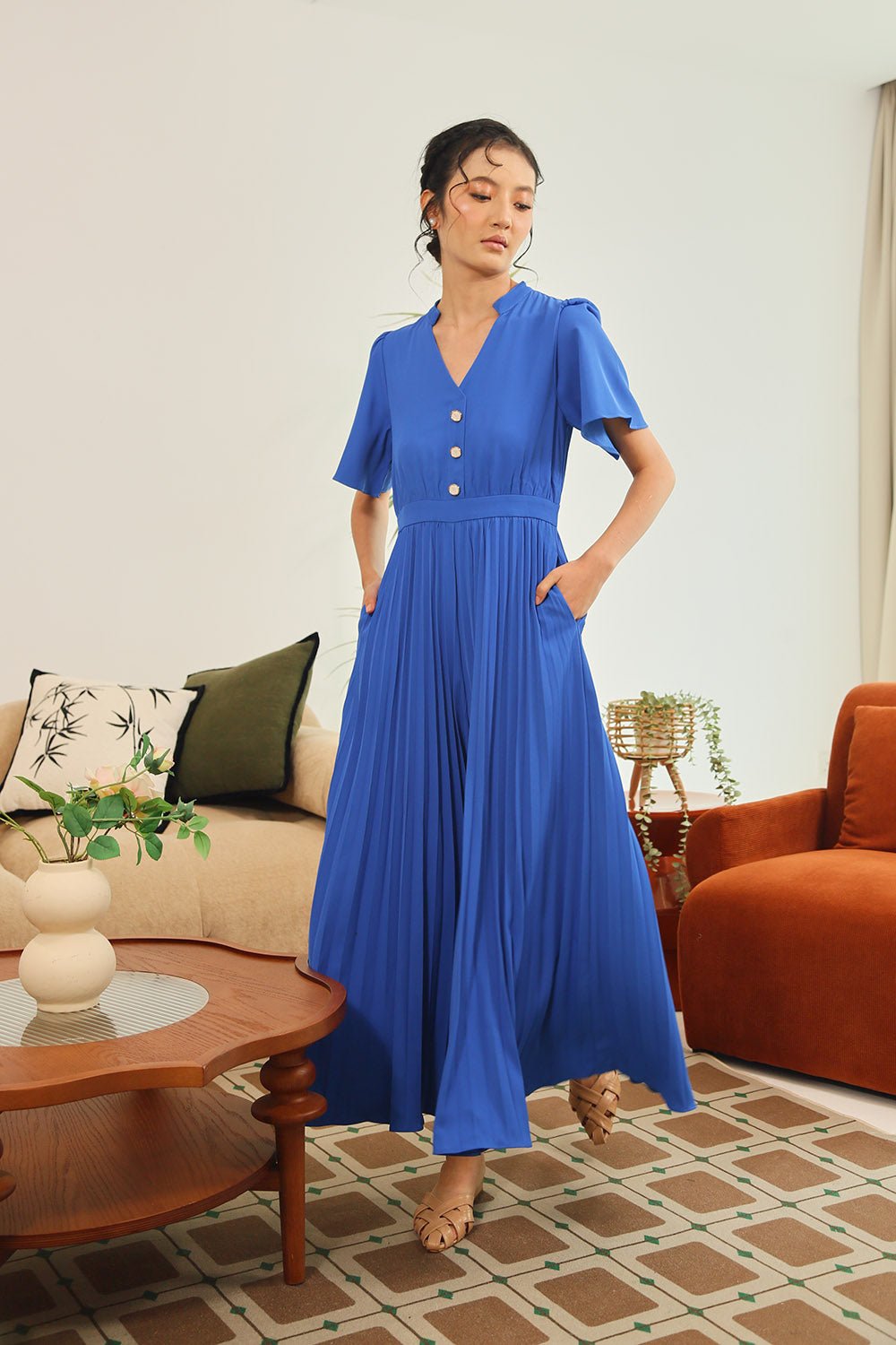 Kristela Jumpsuit in Blue - Image 7