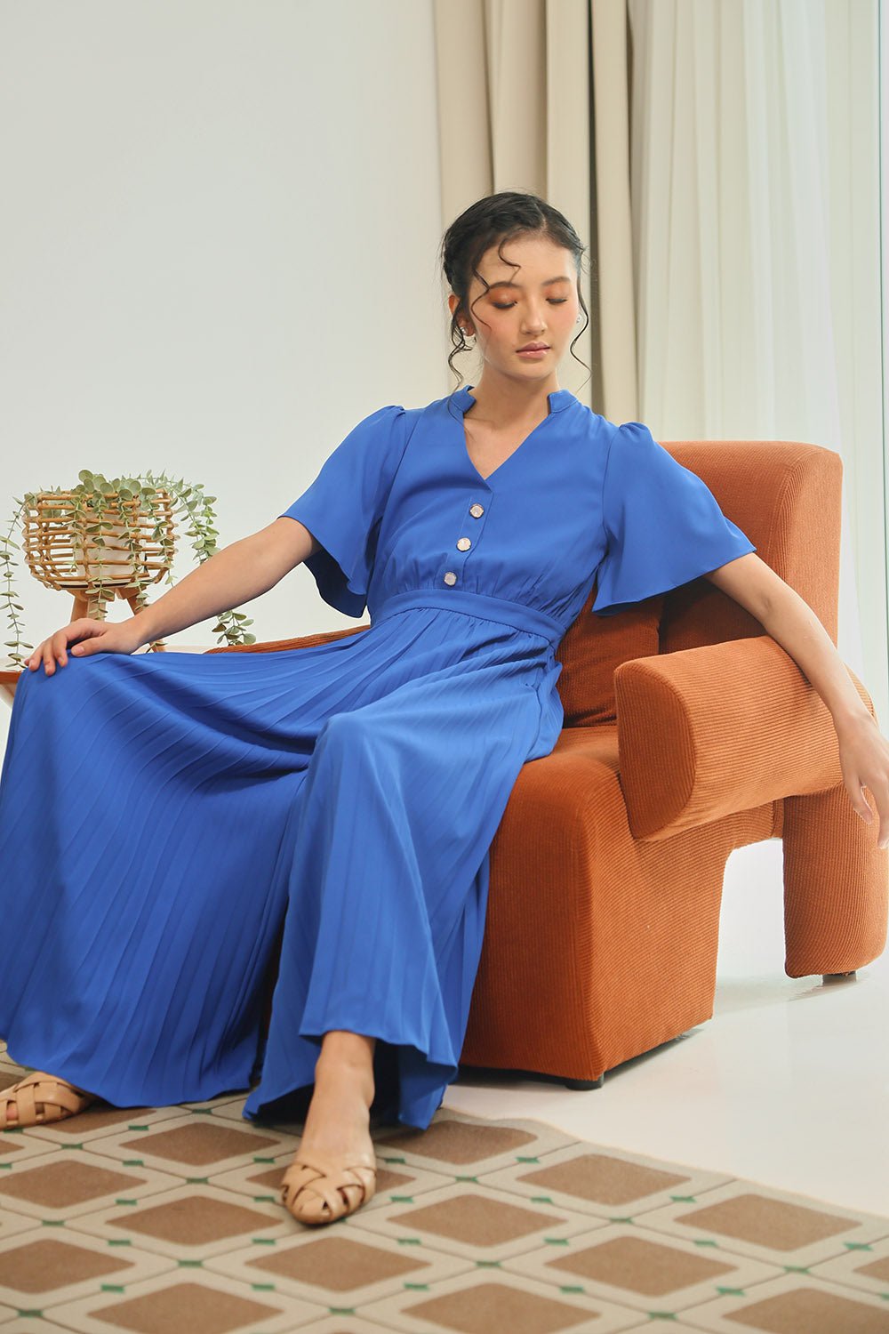 Kristela Jumpsuit in Blue - Image 5