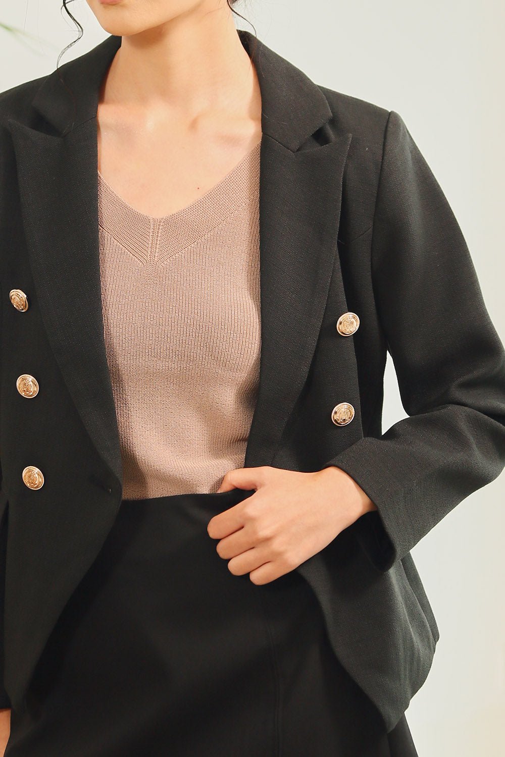 Suzanne Jacket in Black Tweet - Image 9