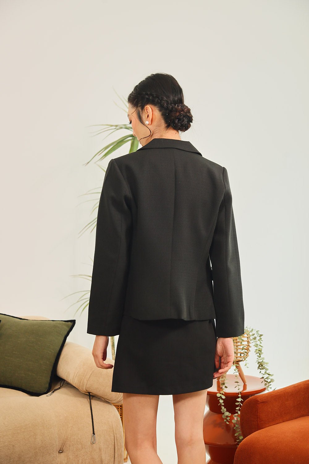 Suzanne Jacket in Black Tweet - Image 8