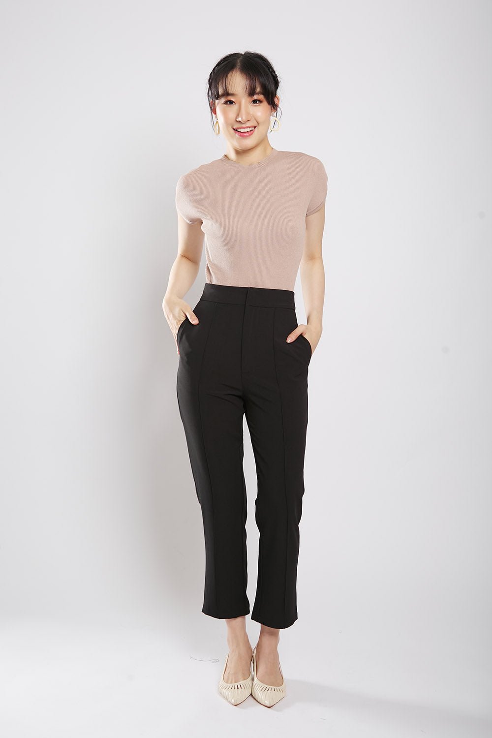 Yesenia Knit Top in Oat - Image 9