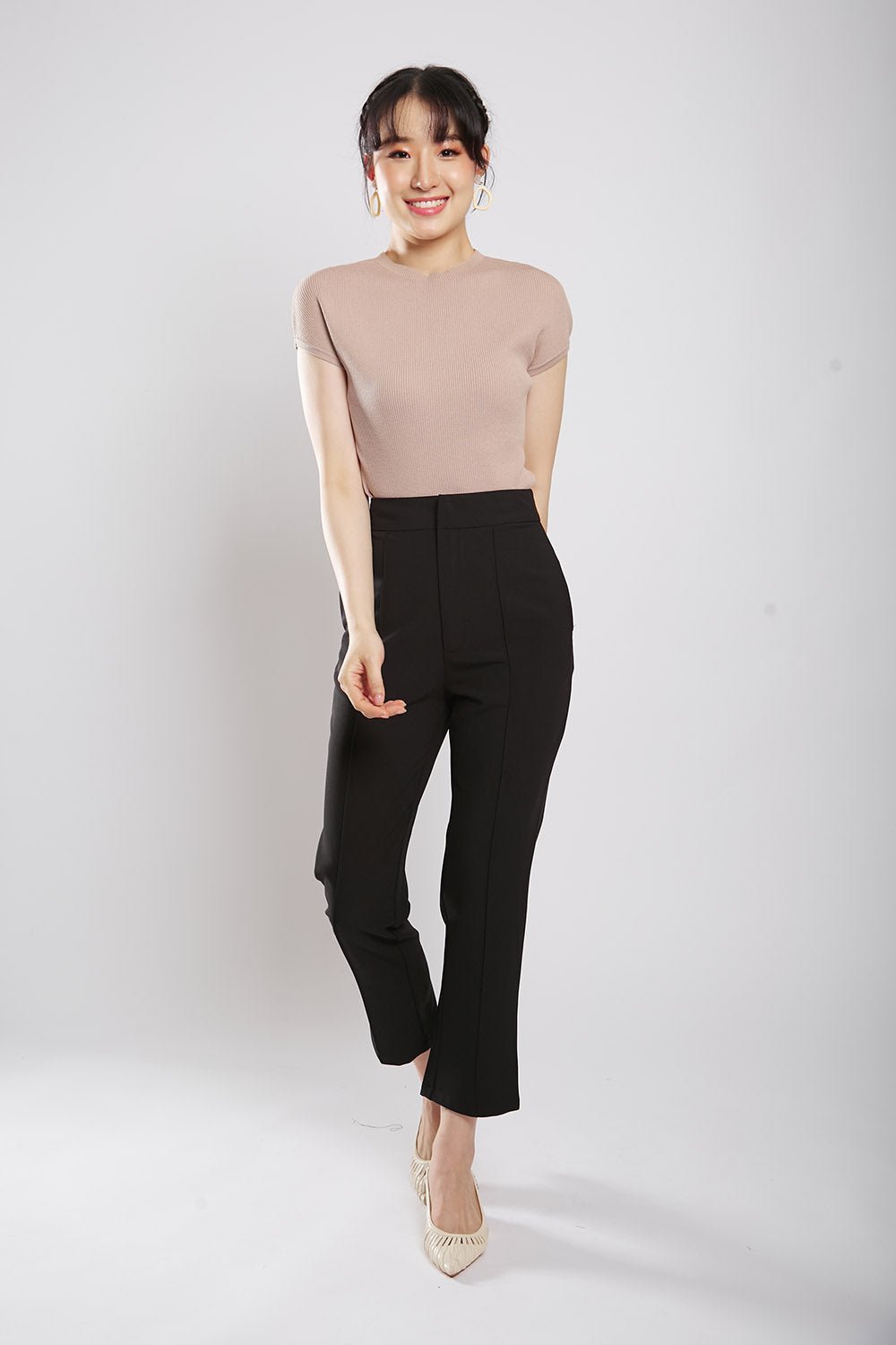 Yesenia Knit Top in Oat - Image 10