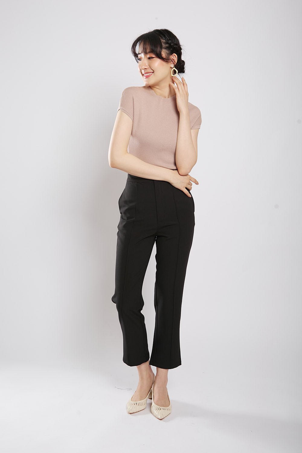 Yesenia Knit Top in Oat - Image 11