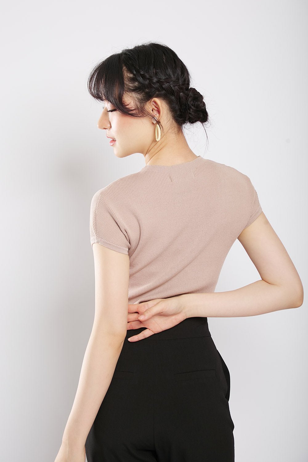 Yesenia Knit Top in Oat - Image 6