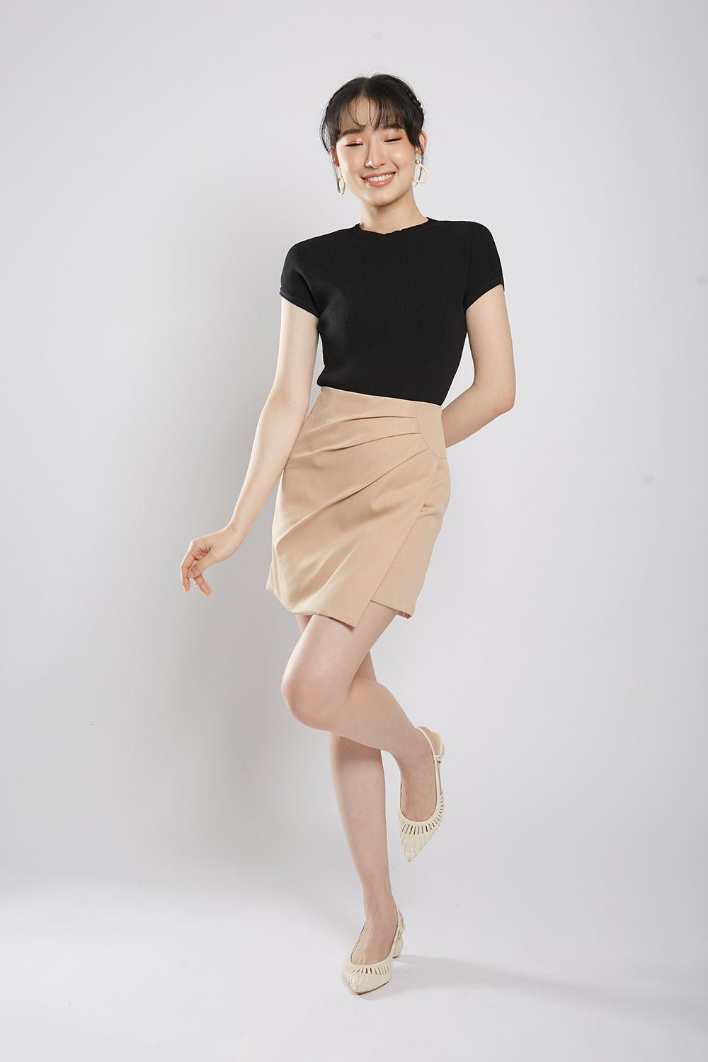 Yesenia Knit Top in Black - Image 8