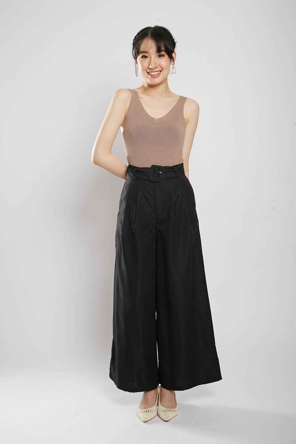 Layton Cami Knit Top in Oat - Image 5