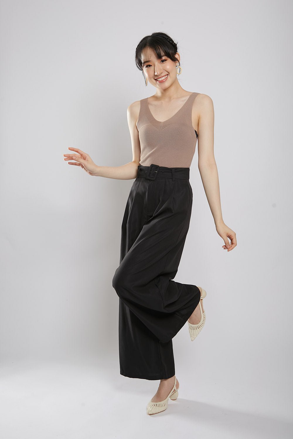Layton Cami Knit Top in Oat - Image 6
