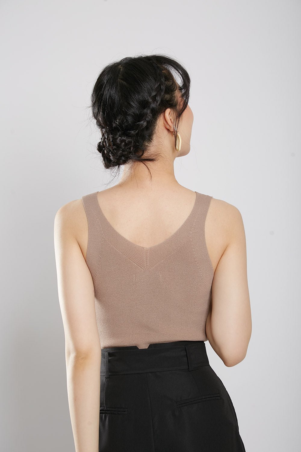 Layton Cami Knit Top in Oat - Image 4