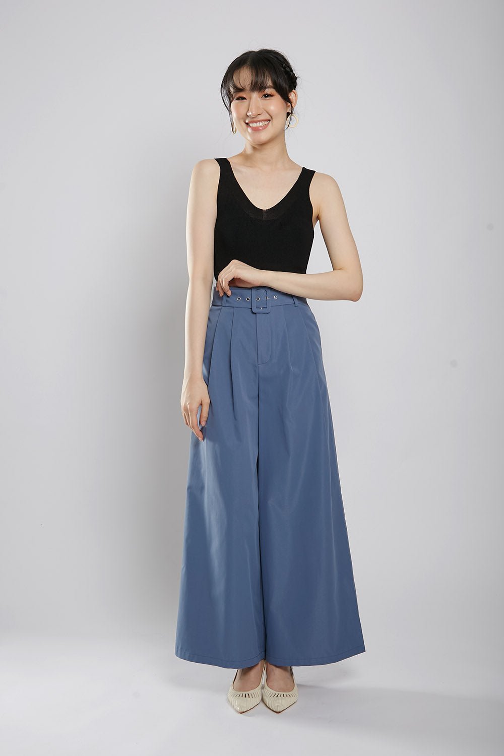 Layton Cami Knit Top in Black - Image 6